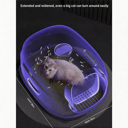 Bandeja cerrada con esterilización UV — 56 cm, control de olores