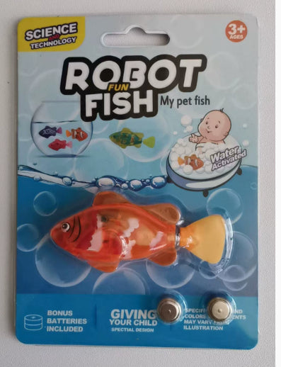 Pez robótico para gato — se activa con la luz
