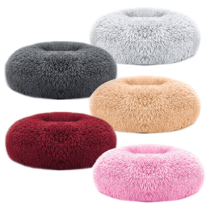 Cama de forro polar suave para perro y gato — nido acogedor