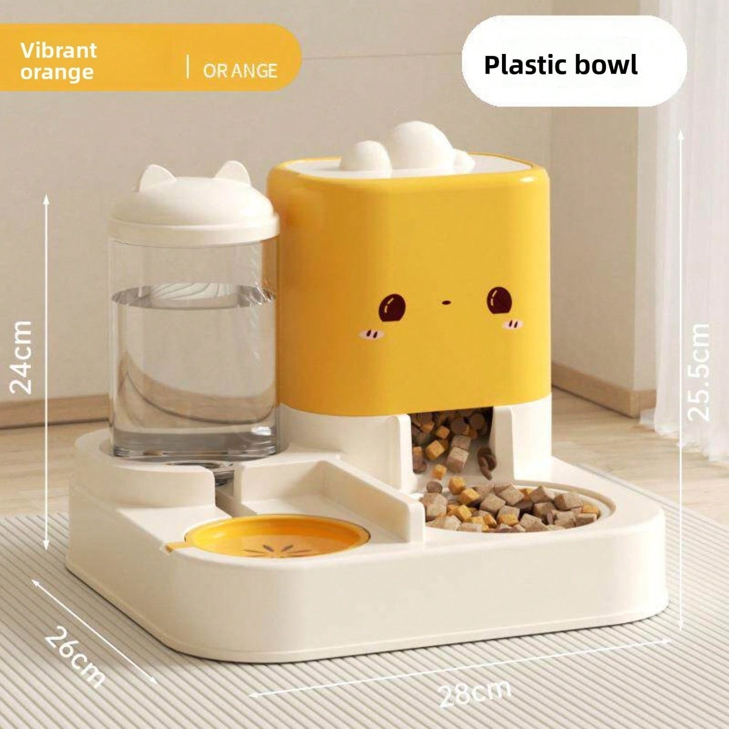 Fontaine et distributeur 2-en-1 pour chat et chien — 2,3 L automatique