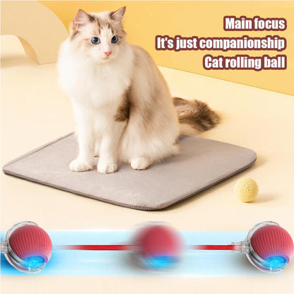 Bola rodante interactiva para gato