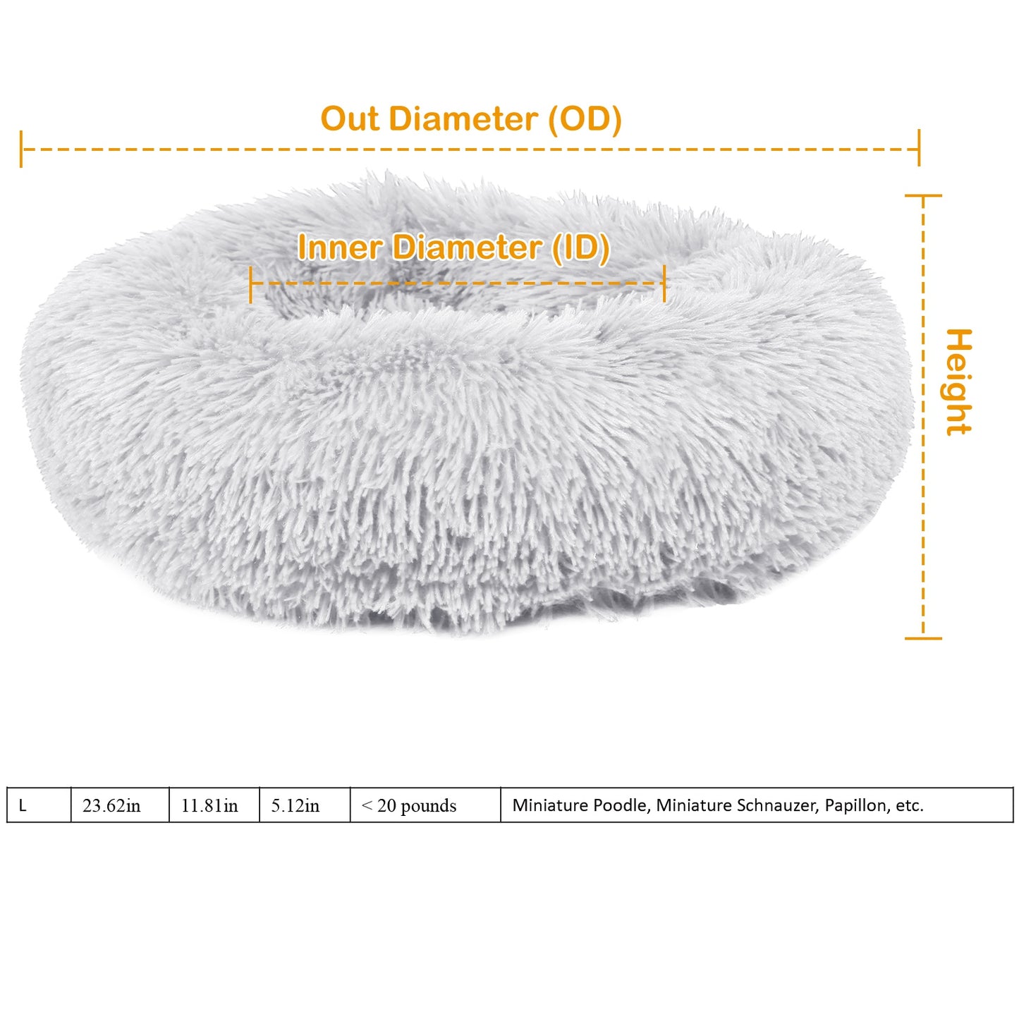 Cama de forro polar suave para perro y gato — nido acogedor