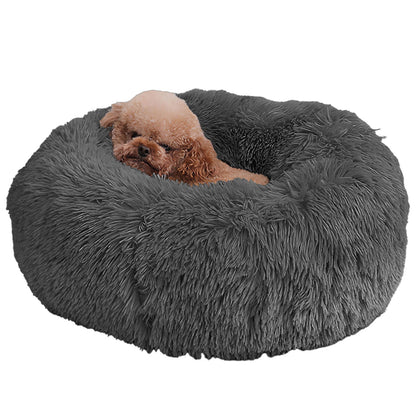 Cama de forro polar suave para perro y gato — nido acogedor