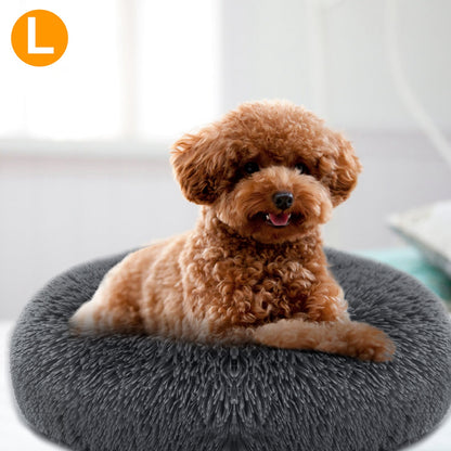 Cama de forro polar suave para perro y gato — nido acogedor