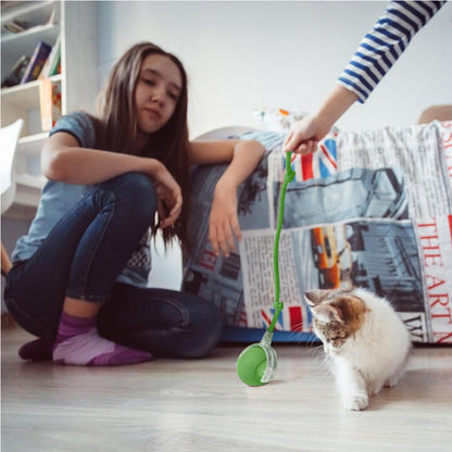 Bola rodante interactiva para gato