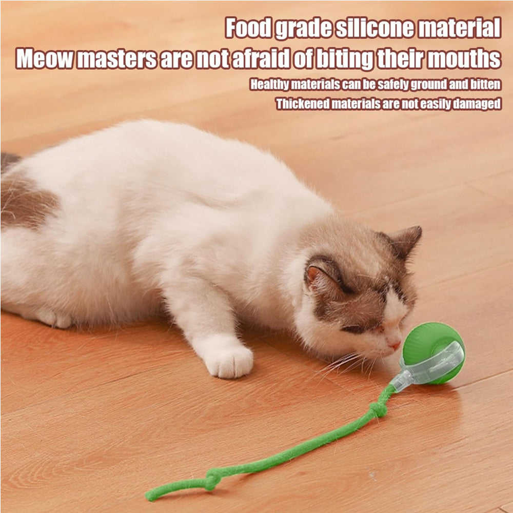 Bola rodante interactiva para gato