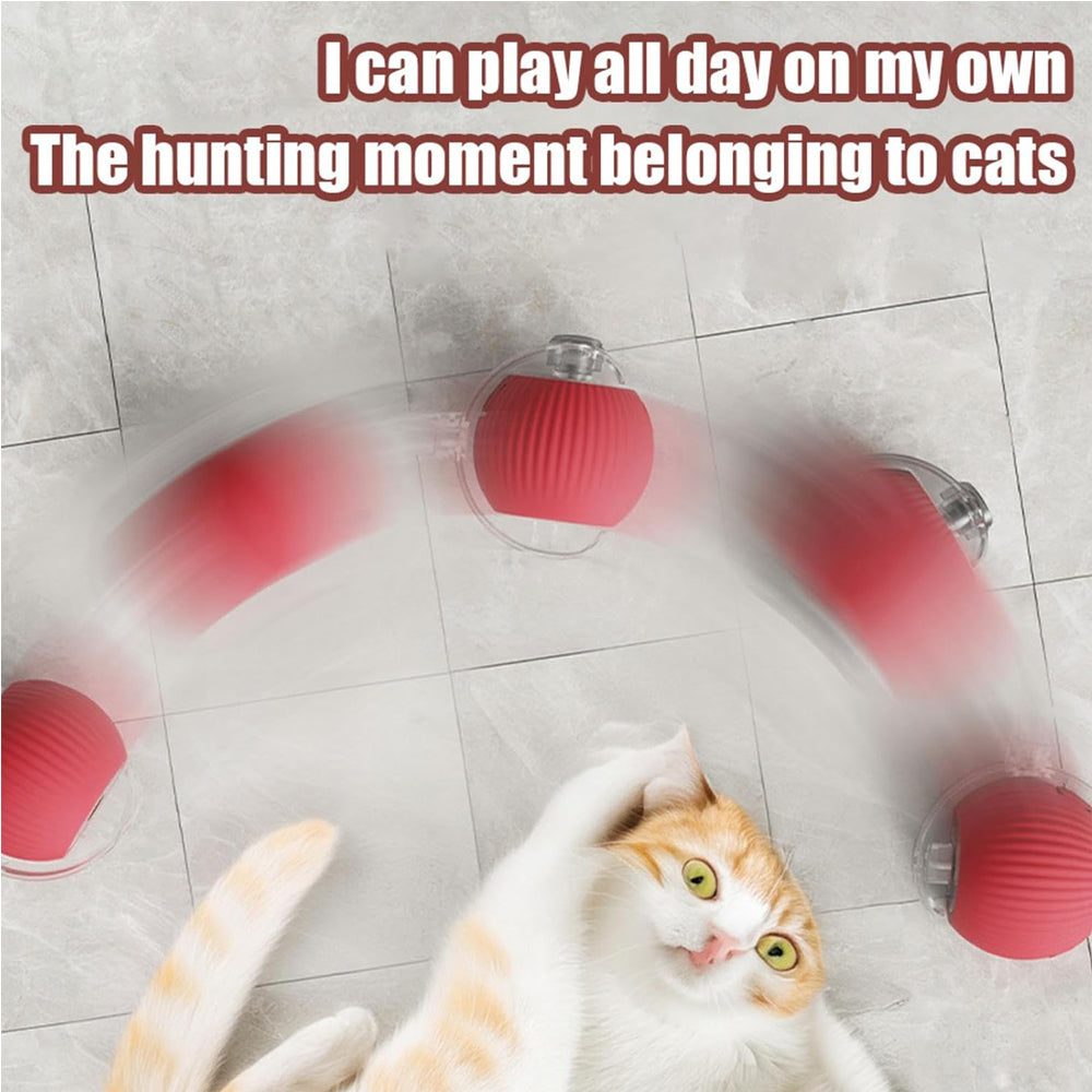 Bola rodante interactiva para gato