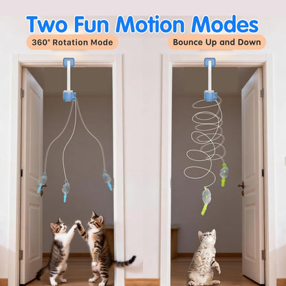 Interactive Cat Teaser Toy — Rechargeable with Remote Control