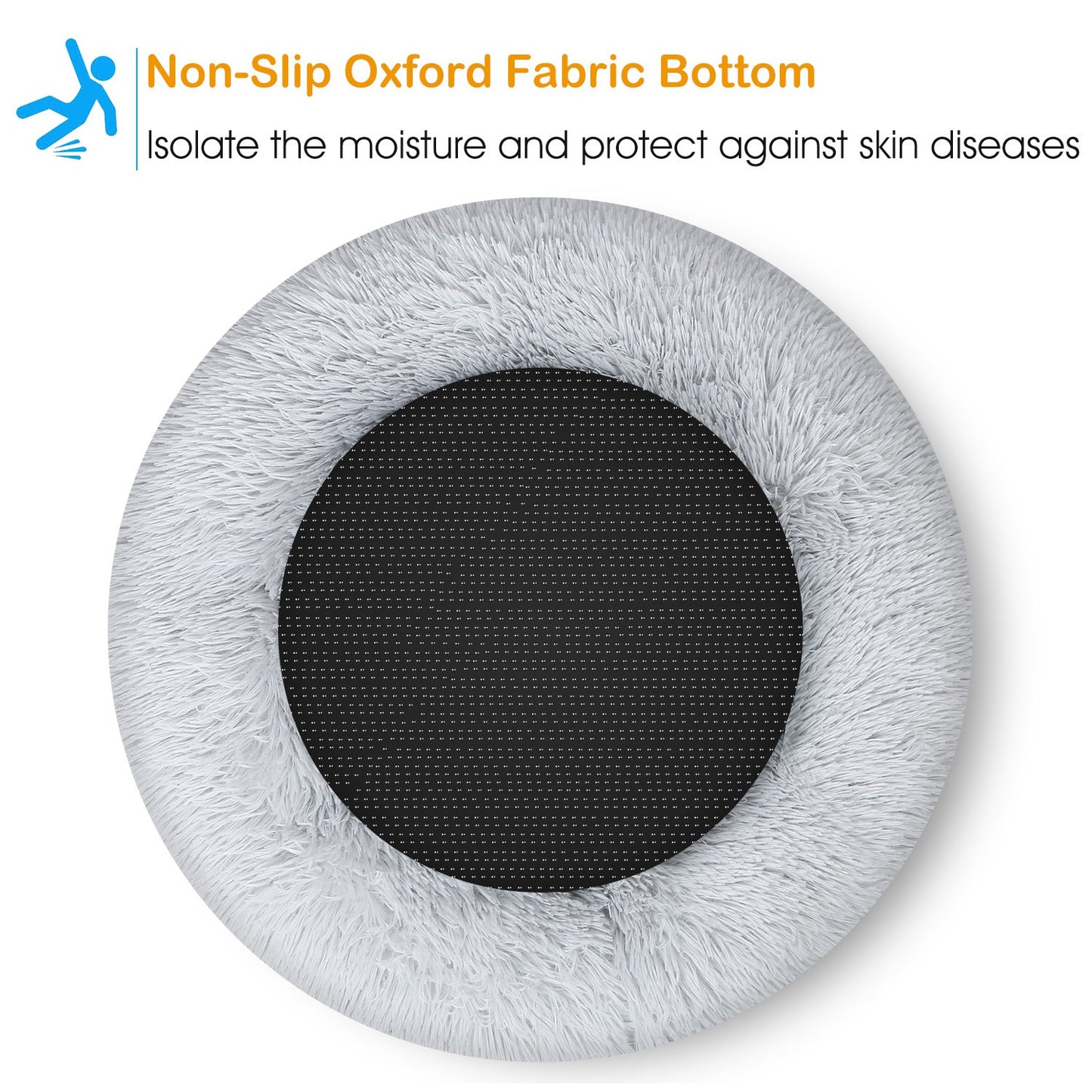Cama de forro polar suave para perro y gato — nido acogedor