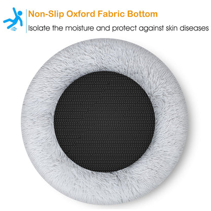 Cama de forro polar suave para perro y gato — nido acogedor