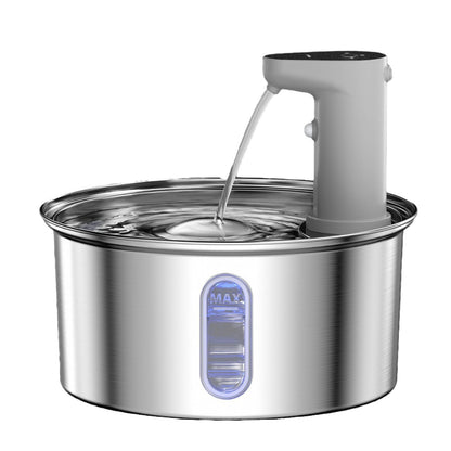 Fontaine ronde inox automática para gato