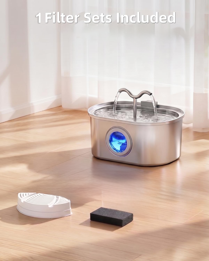 Fontaine à eau inox 3,2 L para gato y perro