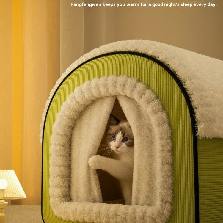 Cama refugio para todas las estaciones — confort premium