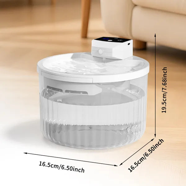 Fuente automática grande para gato — gran capacidad, bomba silenciosa