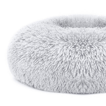 Cama de forro polar suave para perro y gato — nido acogedor