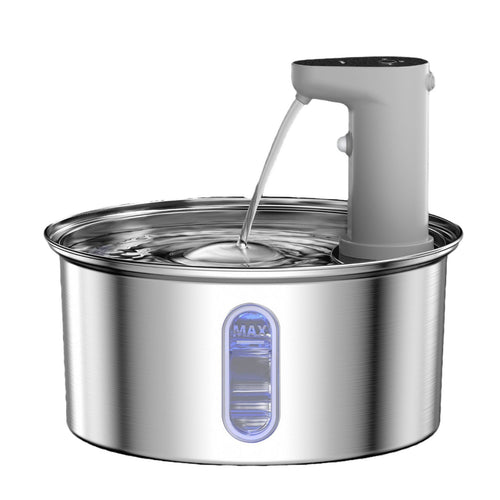 Fontaine ronde inox automática para gato