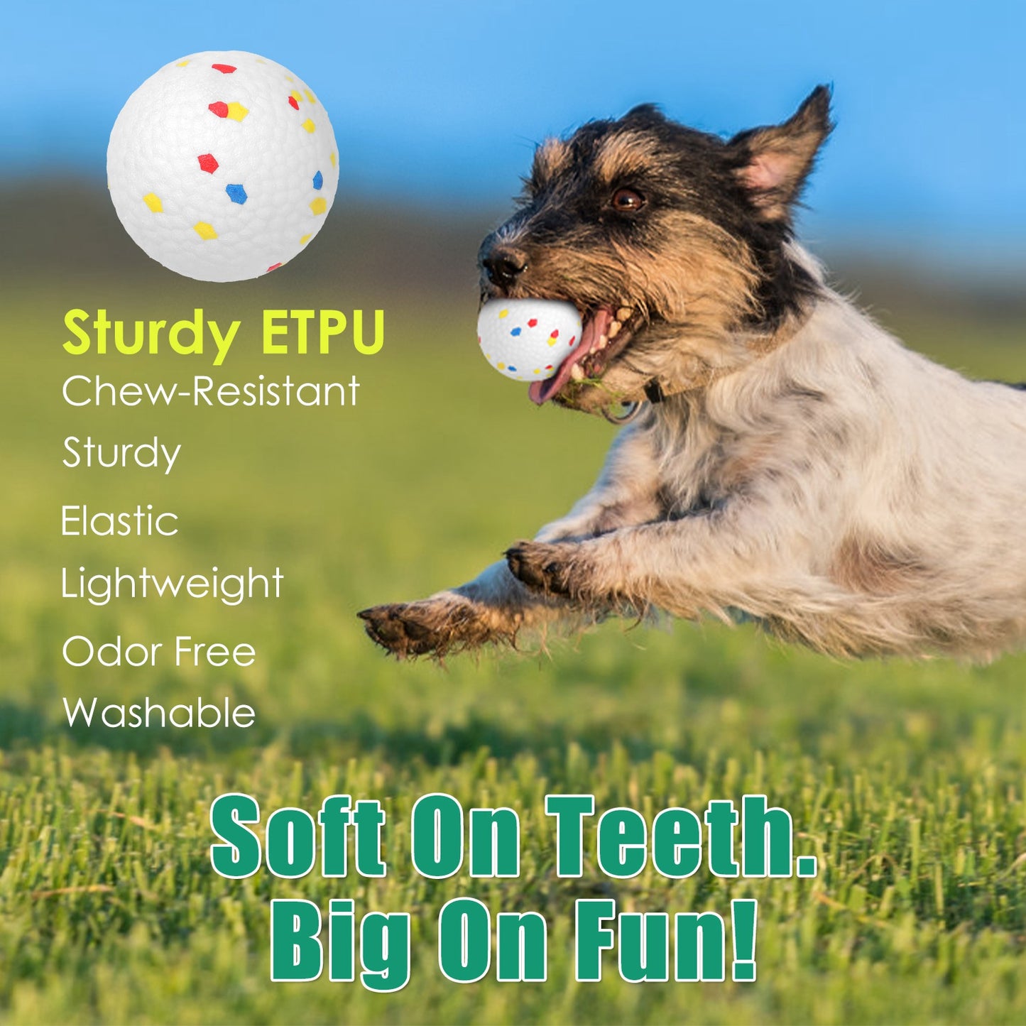 Automatic Dog Ball Launcher – 3 Distance Settings, Rechargeable, 6 Balls Included