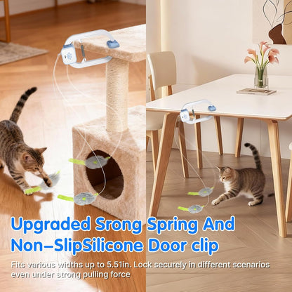 Interactive Cat Teaser Toy — Rechargeable with Remote Control