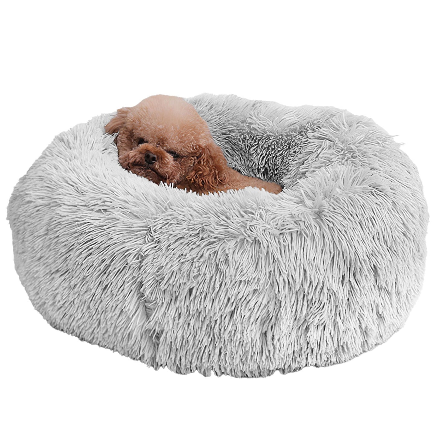 Cama de forro polar suave para perro y gato — nido acogedor