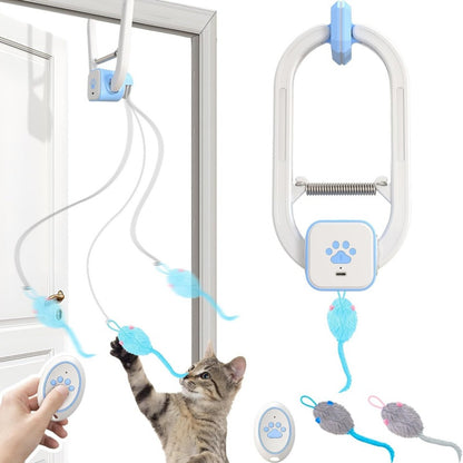 Interactive Cat Teaser Toy — Rechargeable with Remote Control
