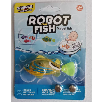 Pez robótico para gato — se activa con la luz